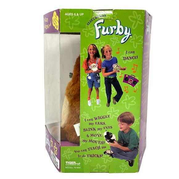 Original Furby Coffee‎ Brown Eyes 1999 Vintage Factory Sealed Collectible NWB - Picture 4 of 8